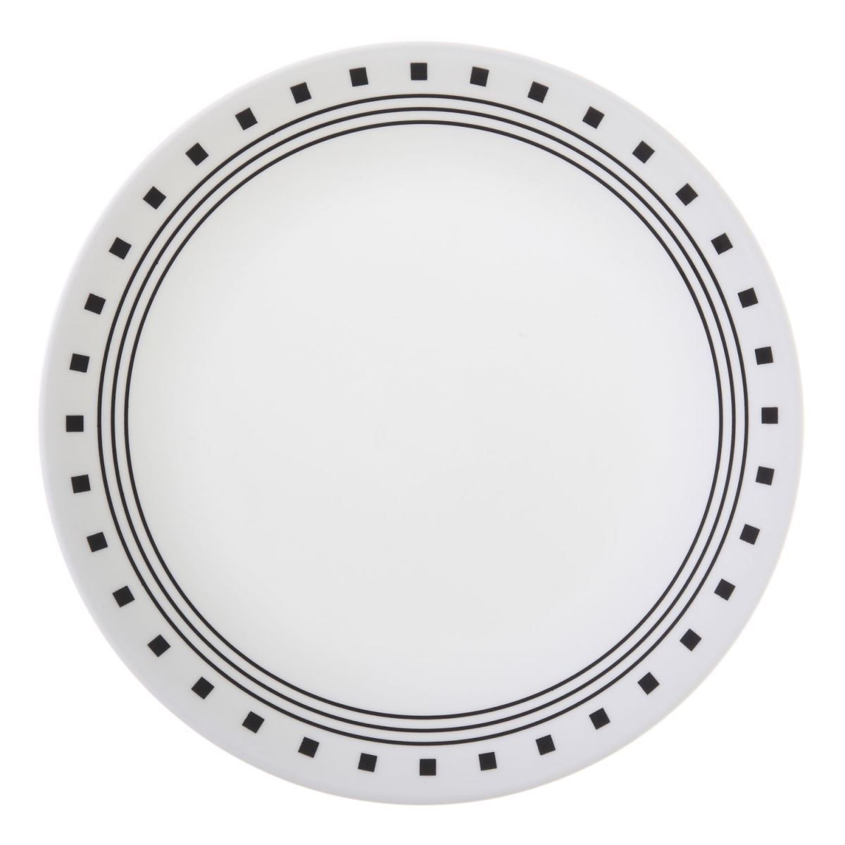 צלחת מנה ראשונה 21.5 ס”מ, City Block  מבית Corning Corelle תוצרת ארצות הברית