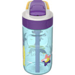 בקבוק שתיה ילדים 400 מ"ל LAGOON Surf Girl מבית KAMBUKKA +מדבקת שם מעוצבת מתנה