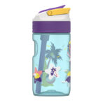 בקבוק שתיה ילדים 400 מ"ל LAGOON Surf Girl מבית KAMBUKKA +מדבקת שם מעוצבת מתנה