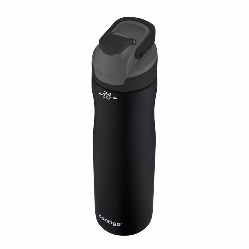 בקבוק מתכת  AUTOSEAL CHILL שחור 720 מ"ל מבית CONTIGO