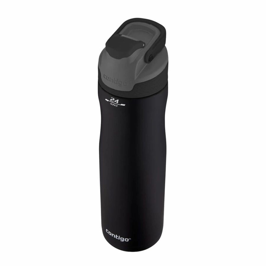 בקבוק מתכת  AUTOSEAL CHILL שחור 720 מ"ל מבית CONTIGO