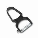 קולפן Rapid שחור – להב חלק תוצרת שוויץ-Victorinox