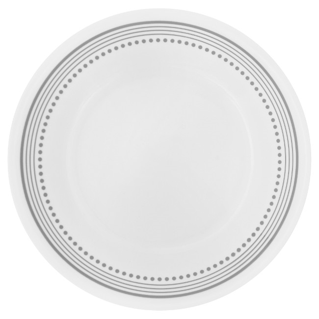 צלחת מנה ראשונה 21.5 ס”מ, Mystic Gray  מבית Corning Corelle תוצרת ארצות הברית