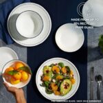 צלחת מנה ראשונה 21.5 ס"מ Caspian מבית Corning Corelle תוצרת ארצות הברית