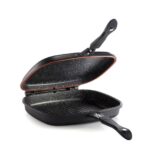 מחבת גריל כפולה ומתפרקת 32 ס"מ BLACK MARBLE מבית Food Appeal