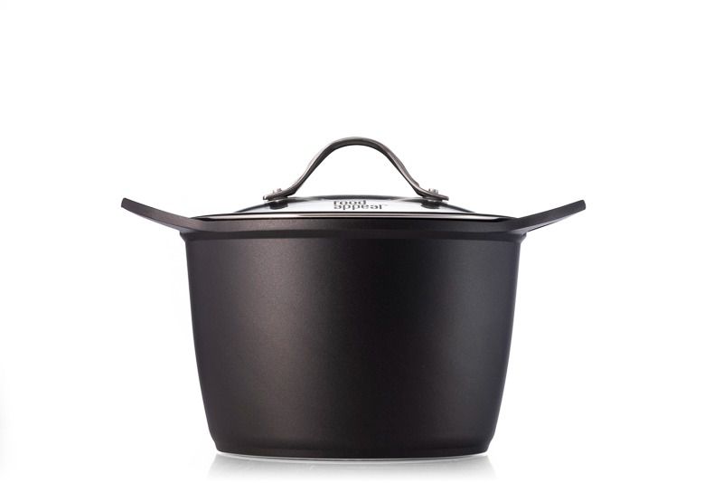 סיר 22 ס”מ גבוה 4.8 ליטר BLACK MARBLE מבית FOOD APPEAL