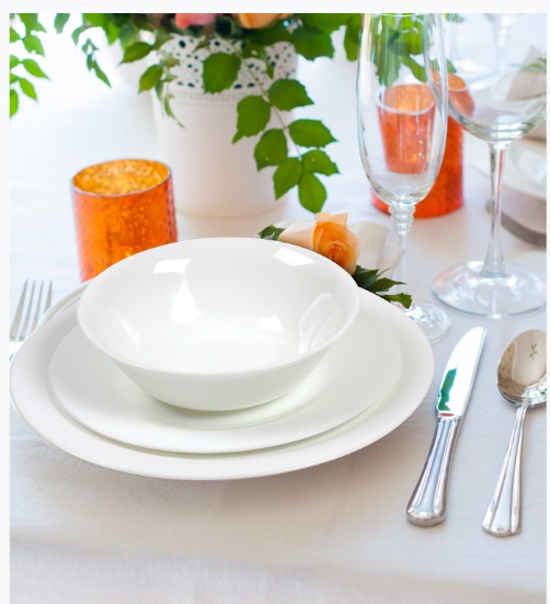 סט אוכל 18 חלקים  FOOD APPEAL - WHITE MOON