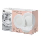 סט אוכל 18 חלקים  FOOD APPEAL - WHITE MOON