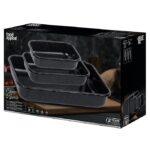 שלישיית תבניות אמייל ENAMELWARE מבית FOODAPPEAL