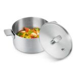 סיר יציקת נירוסטה PLY3 מכסה נירוסטה  28 ס"מ 8 ליטר ENIGMA מבית Food appeal