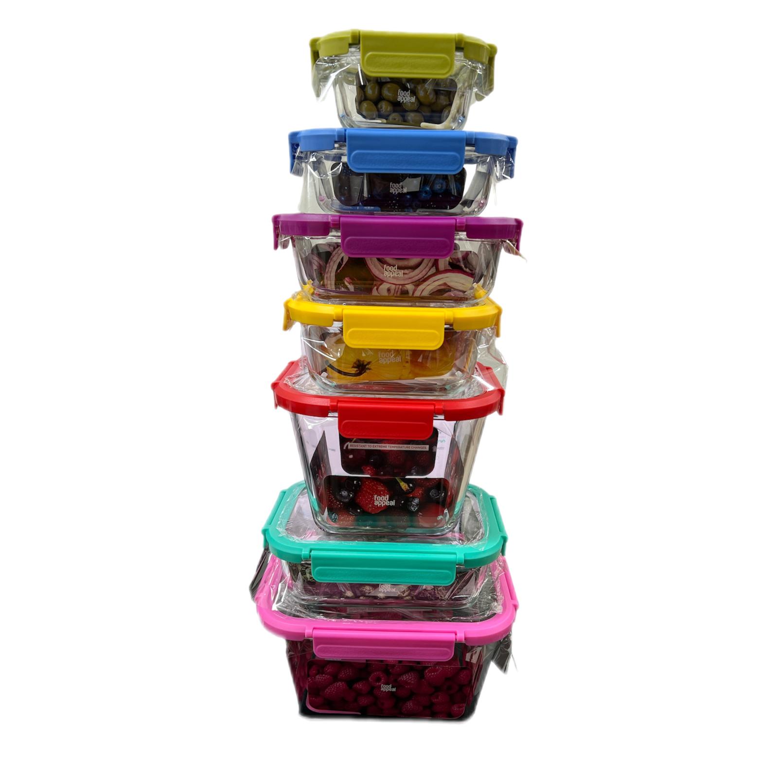 קופסת אחסון זכוכית 320 מ"ל  GLASS CLOC מבית FOODAPPEAL