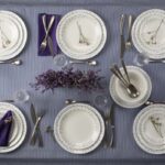 סט 18 חלקים, Lilac Blush     מבית Corning Corelle תוצרת ארצות הברית