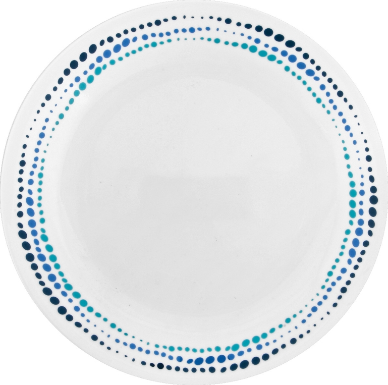 סט 12 חלקים, Ocean Blues     מבית Corning Corelle תוצרת ארצות הברית