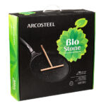 מחבת לקרפ + מקל עץ מסדרת ביו סטון מבית Arcosteel