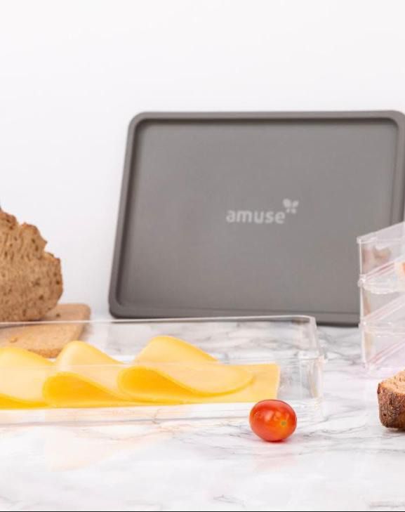 קופסה לאחסון נקניקים /גבינות 4 קומות Amuse Delibox