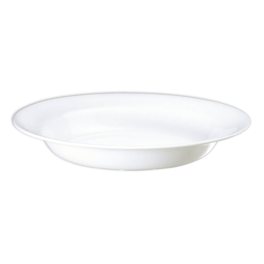 צלחת מרק מסורתי 443 מ"ל, Winter Frost White  מבית Corning Corelle תוצרת ארצות הברית