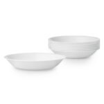 צלחת פסטה 591 מ"ל, Winter Frost White  מבית Corning Corelle תוצרת ארצות הברית