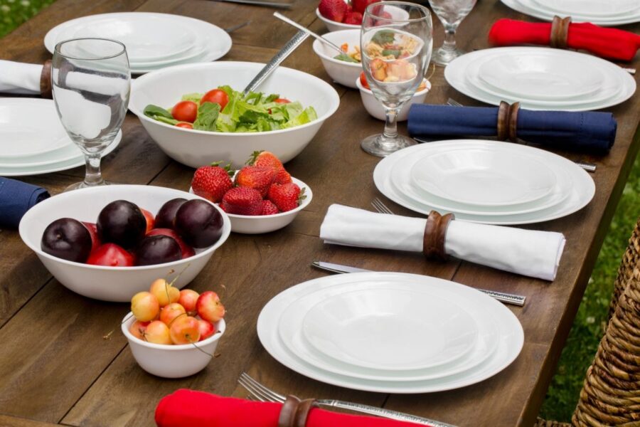 קערת סלט 1 ליטר Winter Frost White     מבית Corning Corelle תוצרת ארצות הברית