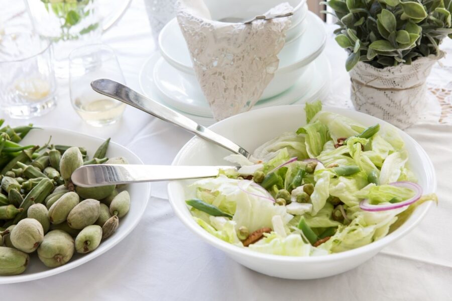 קערת סלט 1 ליטר Winter Frost White     מבית Corning Corelle תוצרת ארצות הברית