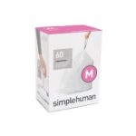 20  שקיות מסוג M, לפח 45 ל'-Simplehuman