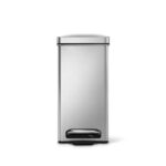 פח דוושה מלבני, נירוסטה 10 ל' Simplehuman