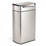 פח טאץ' בר מלבני, נירוסטה 40 ל' simplehuman