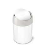 פח לבן שולחני,נירוסטה 1.5 ל' simplehuman