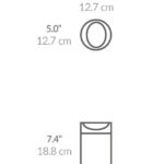 פח לבן שולחני,נירוסטה 1.5 ל' simplehuman