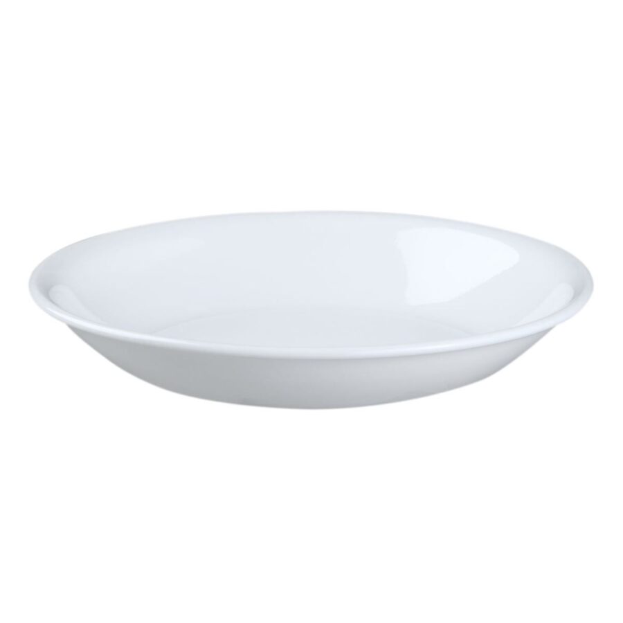 קערת מטבלים שטוחה 12 ס"מ דגם Winter Frost White מבית Corning Corelle תוצרת ארצות הברית