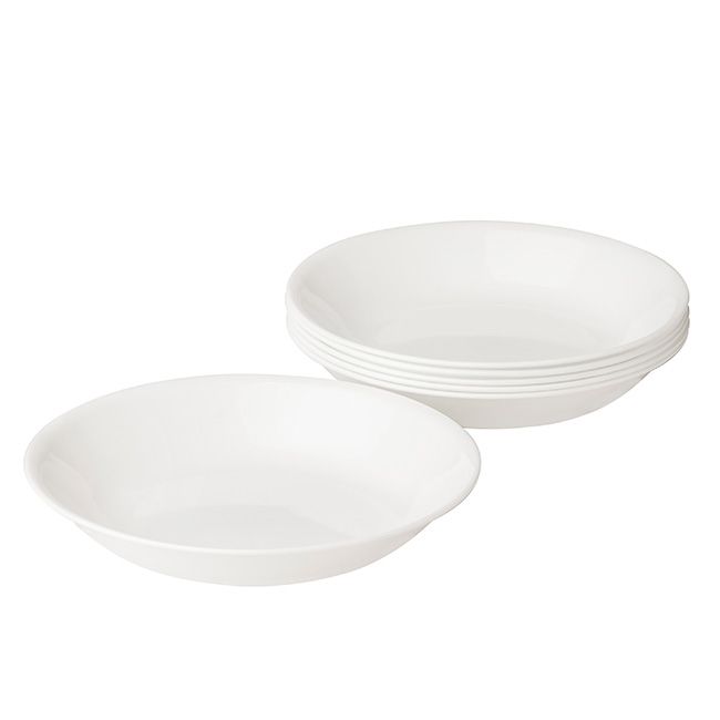 קערת מטבלים שטוחה 12 ס"מ דגם Winter Frost White מבית Corning Corelle תוצרת ארצות הברית