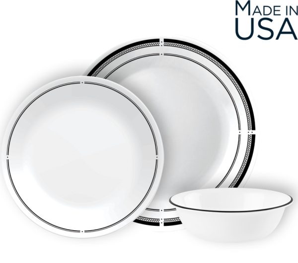 סט 18 חלקים  Brasserie מבית Corning Corelle תוצרת ארצות הברית