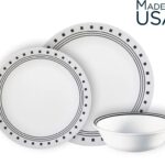 סט 18 חלקים מנה ראשונה , City Block מבית Corning Corelle תוצרת ארצות הברית