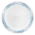סט צלחות 24 חלקים, Ocean Blues מבית Corning Corelle תוצרת ארצות הברית