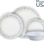 סט צלחות 24 חלקים, Country Cottage מבית Corning Corelle תוצרת ארצות הברית