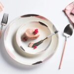 סט 18 חלקים, Chic Brush מבית Corning Corelle תוצרת ארצות הברית