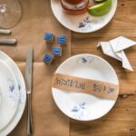 סט 18 חלקים, Blue Floral מבית Corning Corelle תוצרת ארצות הברית