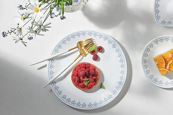 סט 18 חלקים, Patchwork  מבית Corning Corelle תוצרת ארצות הברית