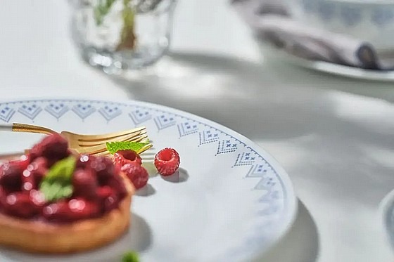 סט 18 חלקים, Patchwork  מבית Corning Corelle תוצרת ארצות הברית