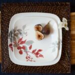 סט צלחות 18 חלקים, Kyoto Leaves קורנינג, תוצרת ארה"ב