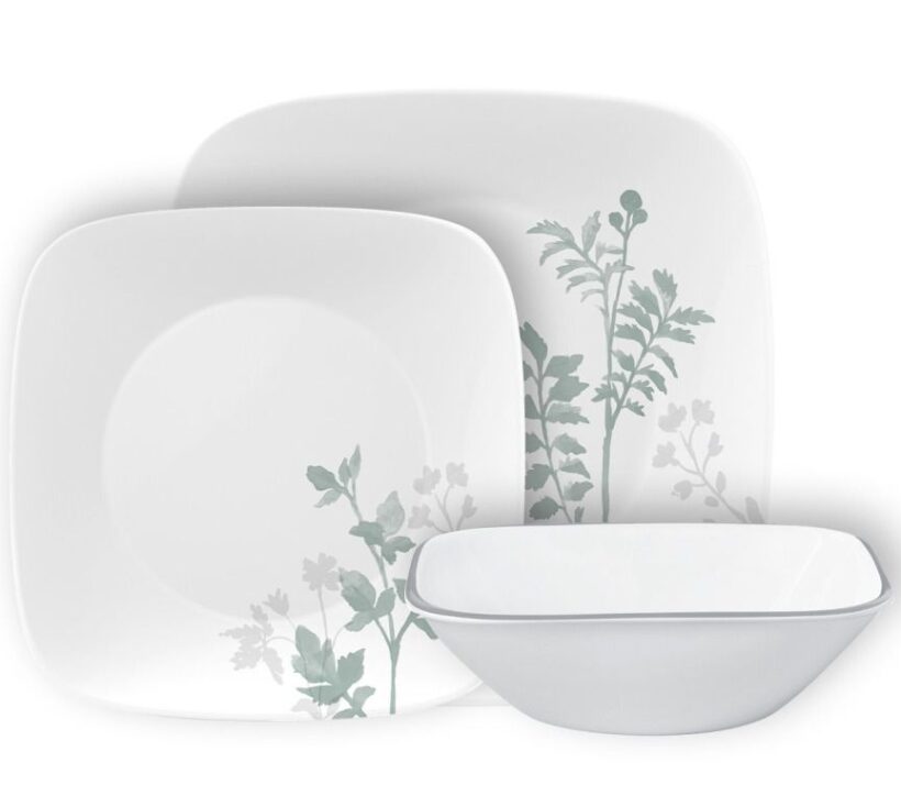 סט 18 חלקים, Amalie  מבית Corning Corelle תוצרת ארצות הברית