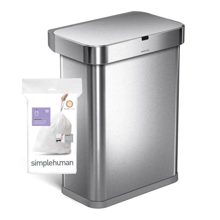 מארז 400 שקיות מסוג Q, לפח 50-60 ל'-simplehuman