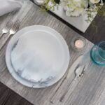 סט 12 חלקים, Tranquil Reflection מבית Corning Corelle תוצרת ארצות הברית