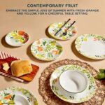 צלחת עוגה 17 ס"מ  Contemporary Fruit  מבית Corning Corelle תוצרת ארצות הברית