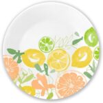 צלחת עוגה 17 ס"מ  Contemporary Fruit  מבית Corning Corelle תוצרת ארצות הברית