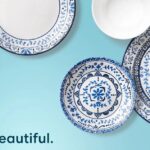 צלחת עוגה 17 ס"מ, Portofino     מבית Corning Corelle תוצרת ארצות הברית