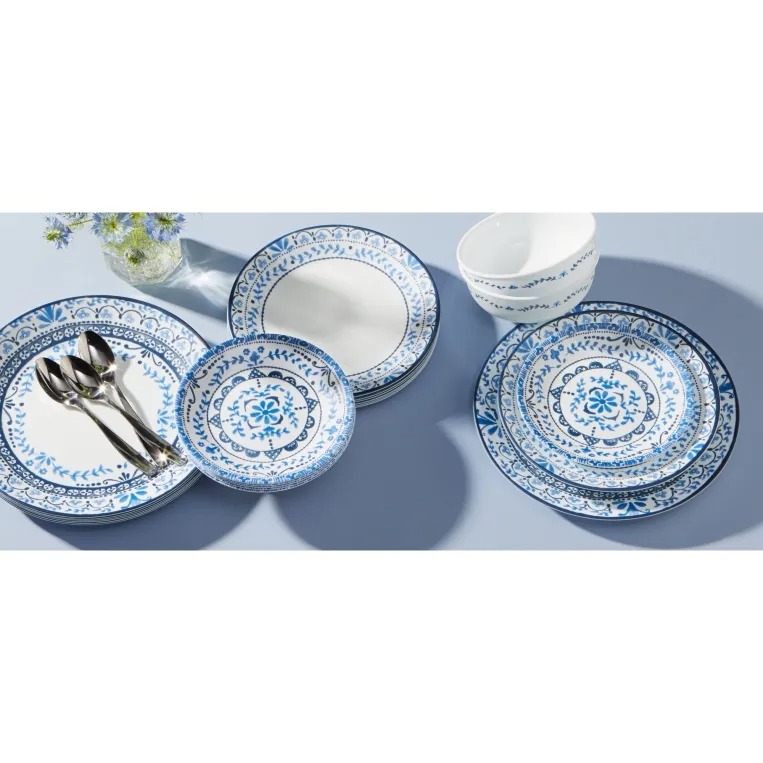 צלחת עוגה 17 ס"מ, Portofino     מבית Corning Corelle תוצרת ארצות הברית
