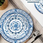 צלחת עוגה 17 ס"מ, Portofino     מבית Corning Corelle תוצרת ארצות הברית
