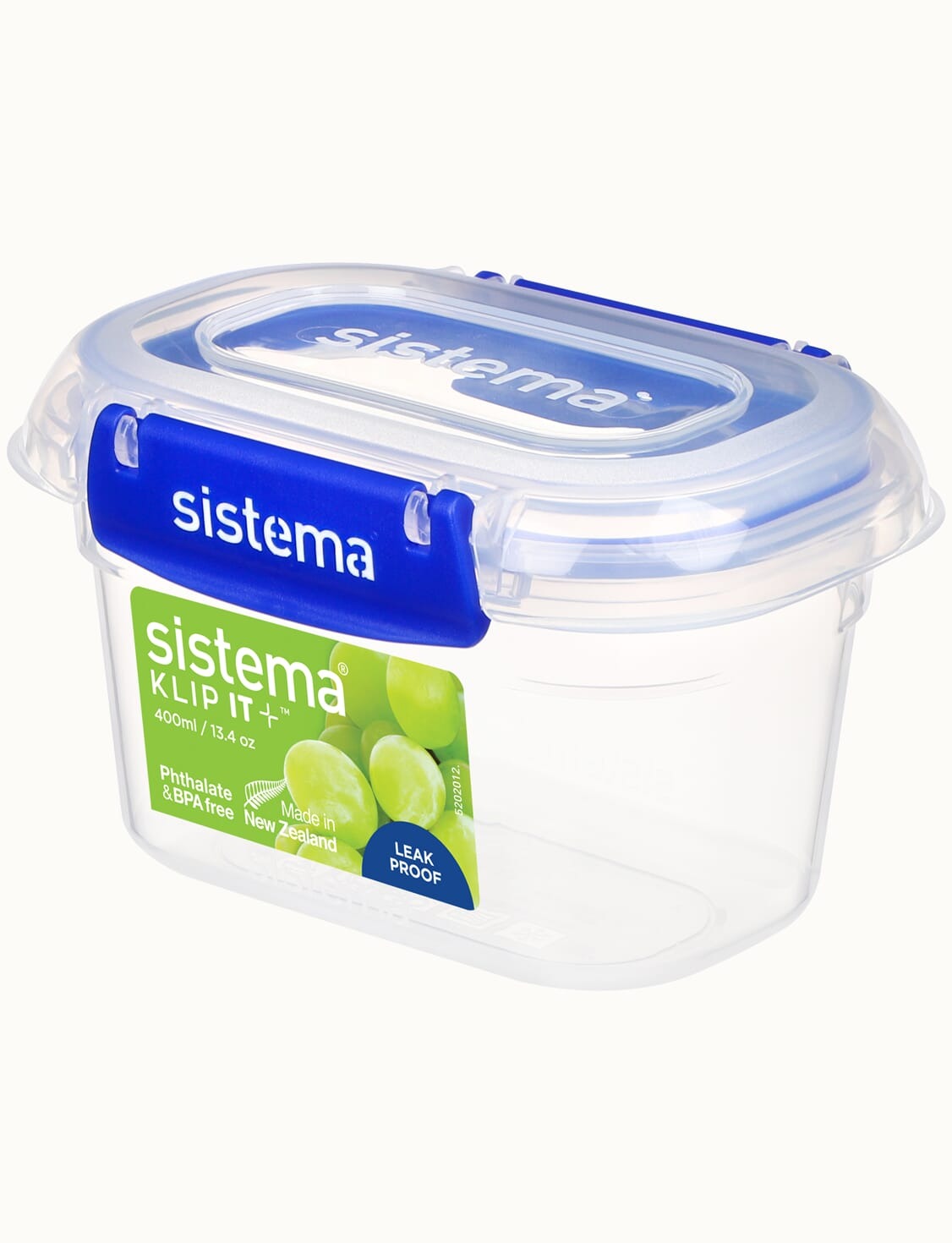 מיכל  אחסון הרמטי 400 מ"ל מסדרת Sistema - KLIP IT Plus