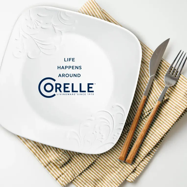 צלחת מנה עיקרית 26.7 ס"מ Cherish  מבית Corning Corelle תוצרת ארצות הברית