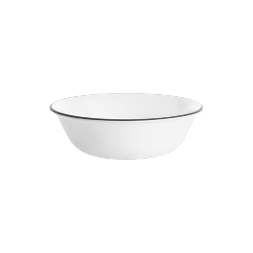 בול מרק 532 מ"ל, פס אפור Veranda מבית Corning Corelle תוצרת ארצות הברית
